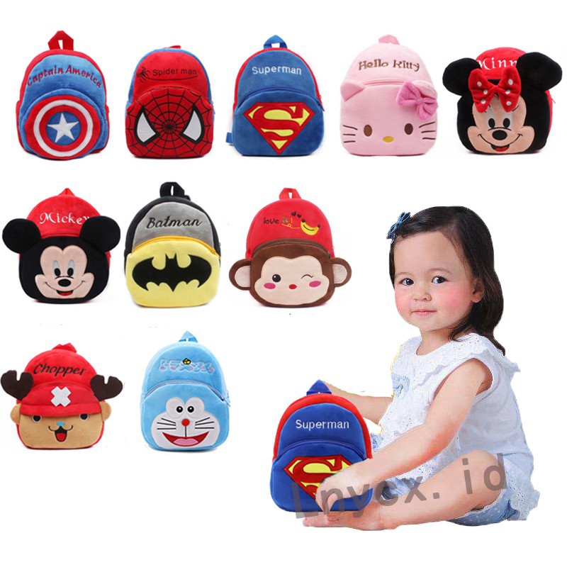 DISNEY Balo Hình Hello Kitty Nhồi Bông Đáng Yêu Dành Cho Trẻ