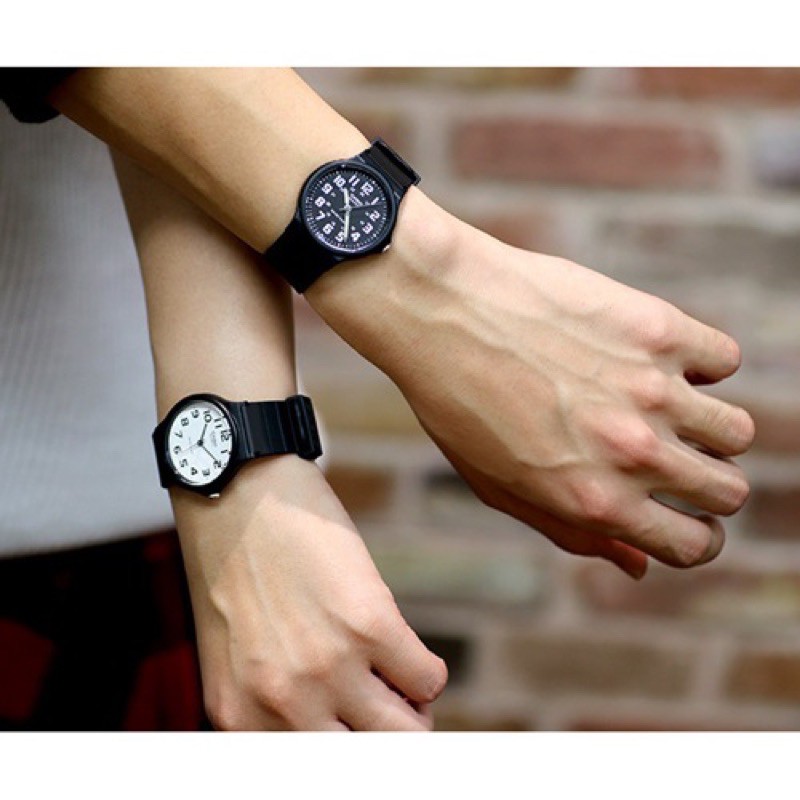 Đồng hồ nữ dây nhựa Casio chính hãng Anh Khuê MQ-71-1BDF