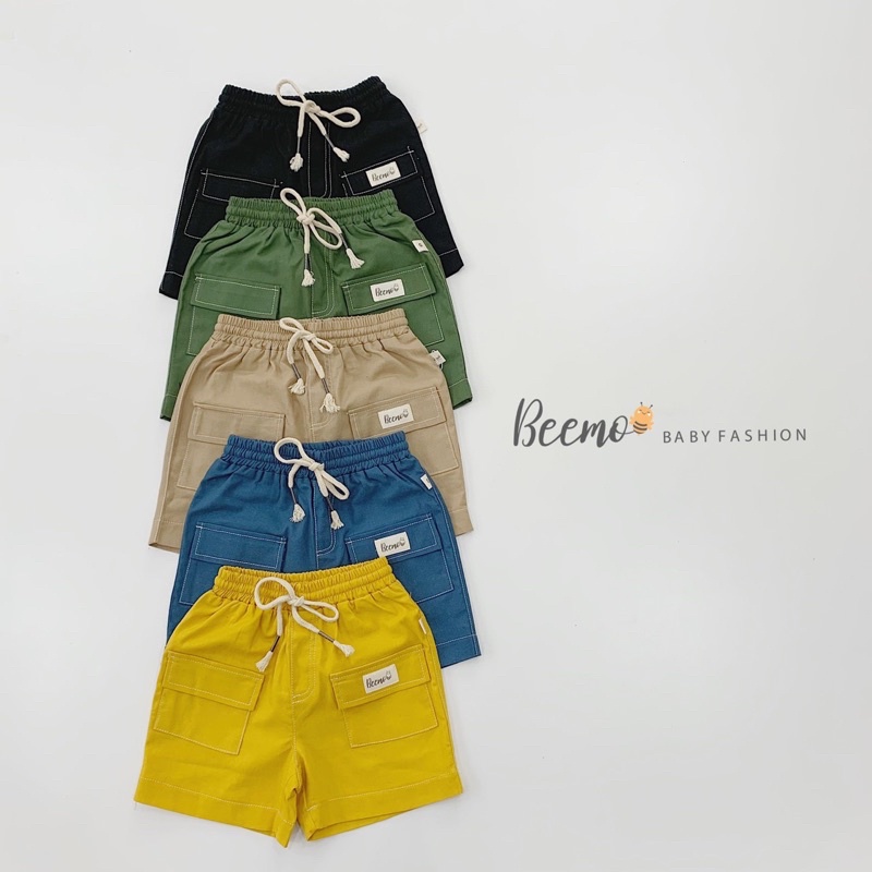 Quần short Linen xuất hàn bé trai-MS58
