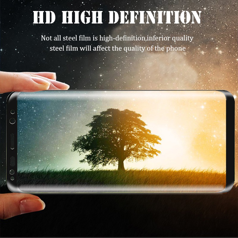 Kính cường lực bảo vệ màn hình cong cho Samsung Galaxy S6 S7 Edge S8 S9 S10 5G S20 Plus Ultral S10E Note 8 9 10 Pro
