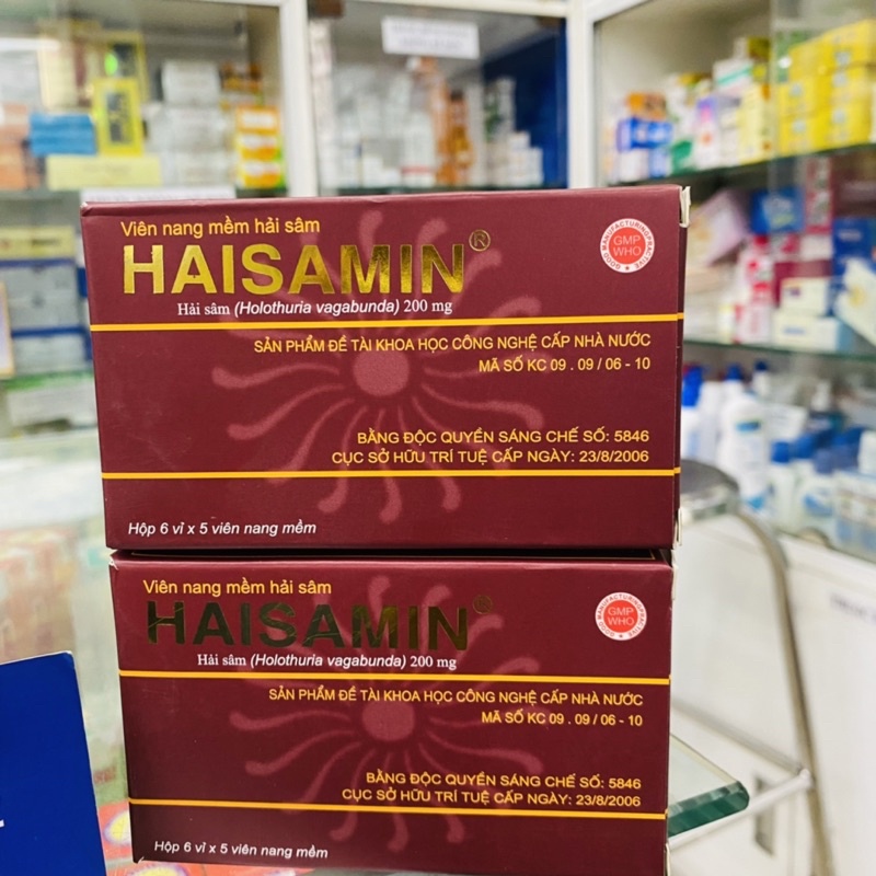 ✅ Haisamin viên nang mềm hải sâm bồi bổ cơ thể tăng cương sinh lưc haisam hộp 30 viên
