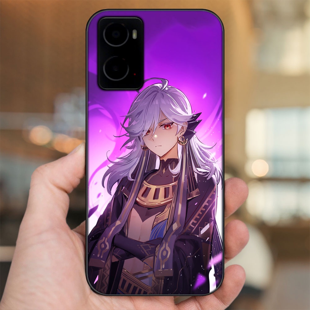 Ốp lưng Oppo A76 viền đen in hình Cyno Genshin Impact