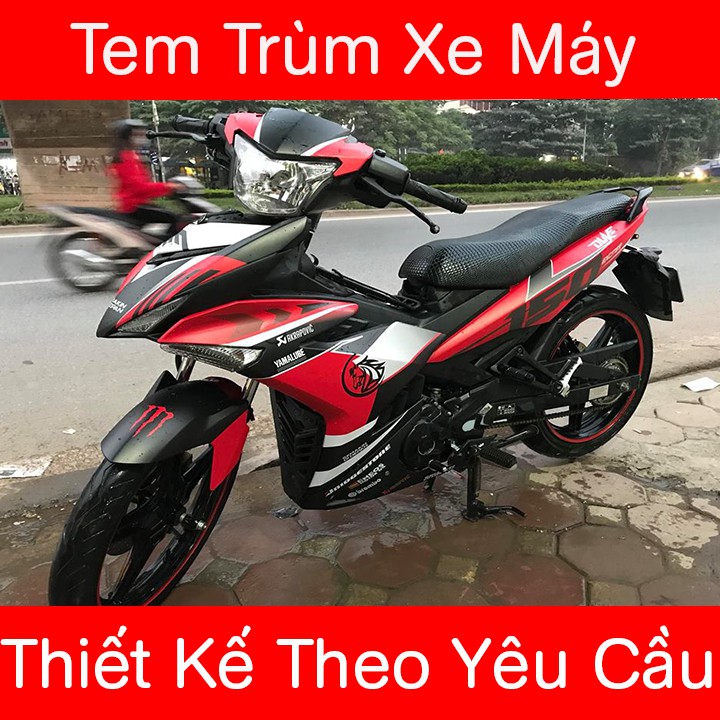 Tem Trùm Exciter 150 Đỏ Đen Nhám Duke