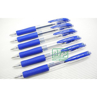 Bút Bi Bấm Lacknock Grip (0.7) SN-101 - xanh