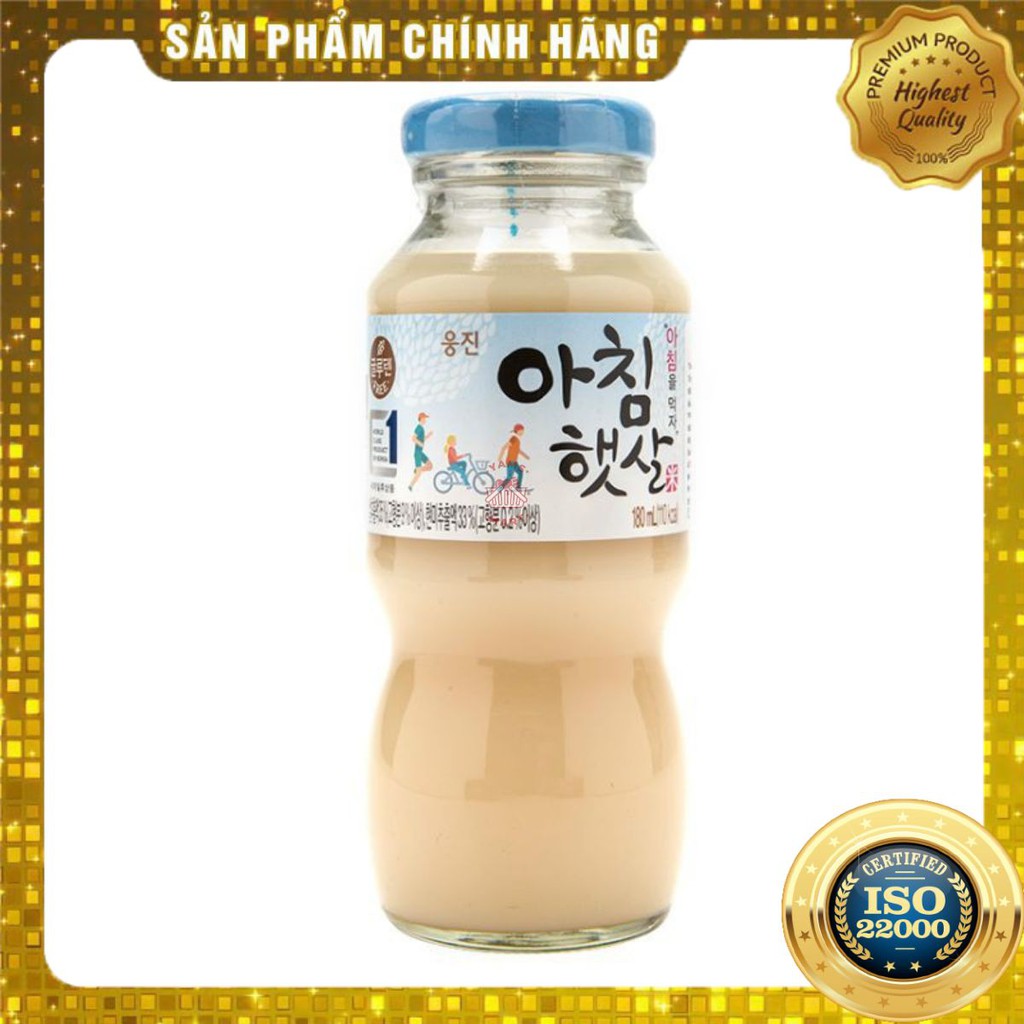 [ Yams Mart ] Combo 2  Nước Gạo Buổi Sáng Woongjin 180ML