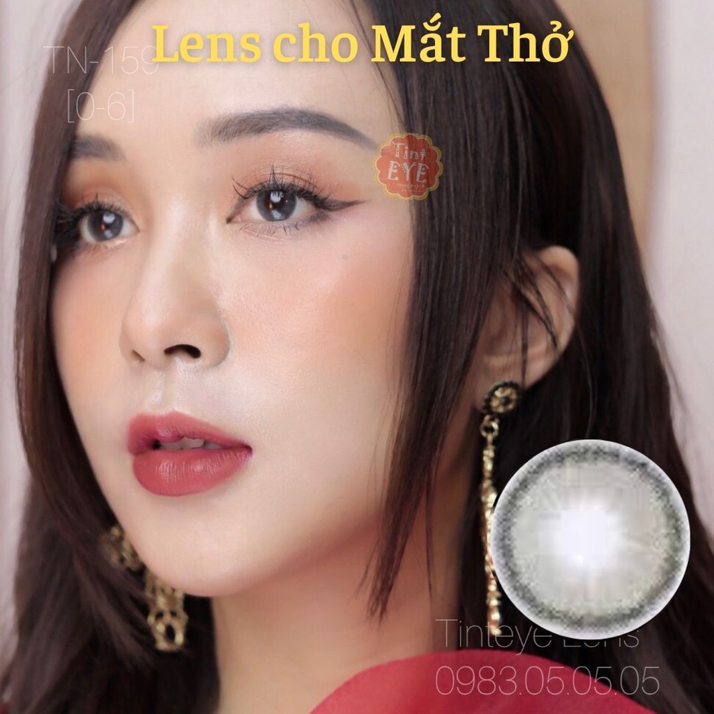 Lens cho Mắt Thở Dreamy Gray 0 - 5 độ