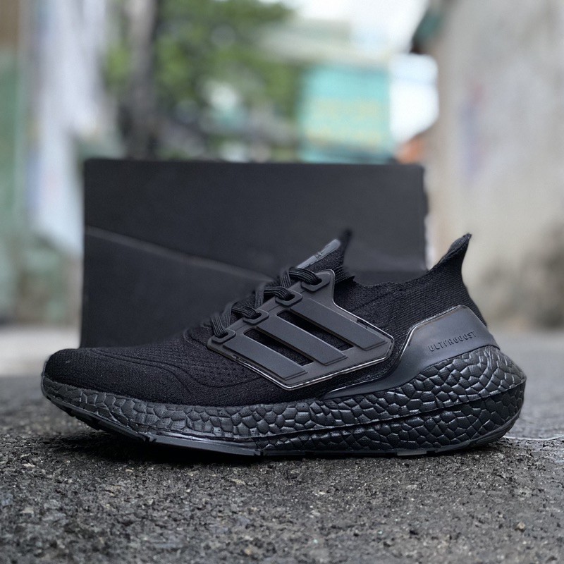[fullbox, đủ phụ kiện] Giày thể thao ultraboost full đen 2021 nam