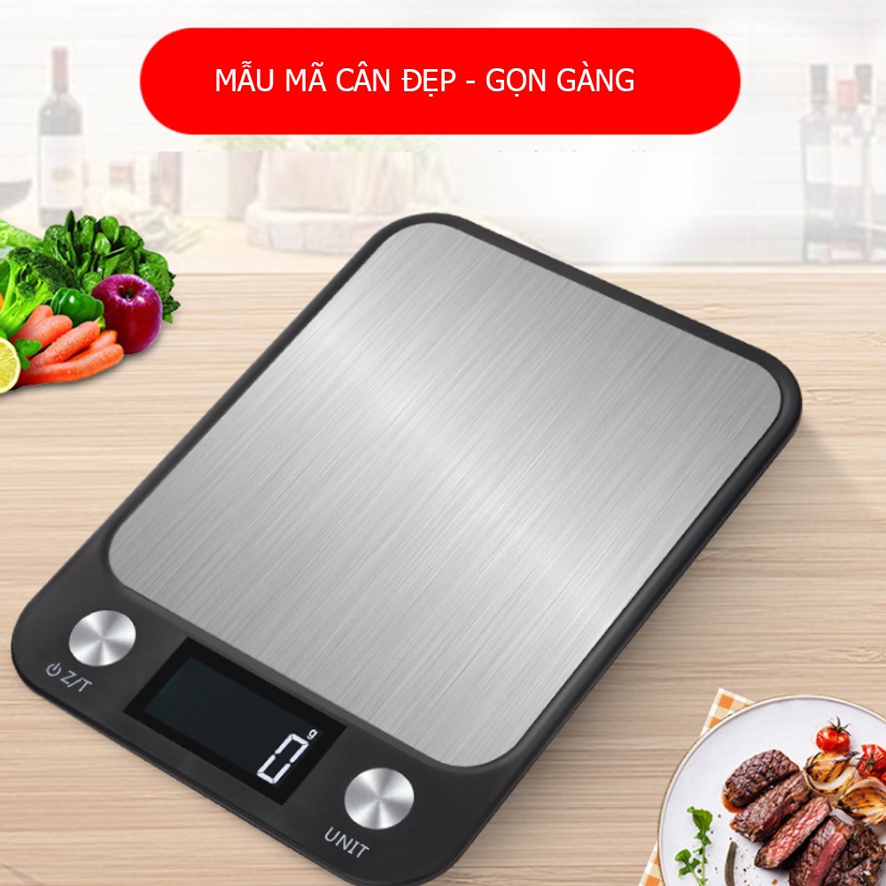 Cân tiểu ly điện tử nhà bếp CX-2018 kiểu nút cảm ứng loại 5kg 10kg độ chính xác cao