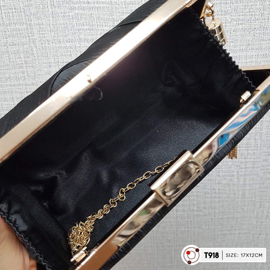 🔥ẢNH THẬT🔥Túi Xách Nữ Clutch Nữ Cầm Tay Đi Tiệc Sang Chảnh - T918 | WebRaoVat - webraovat.net.vn