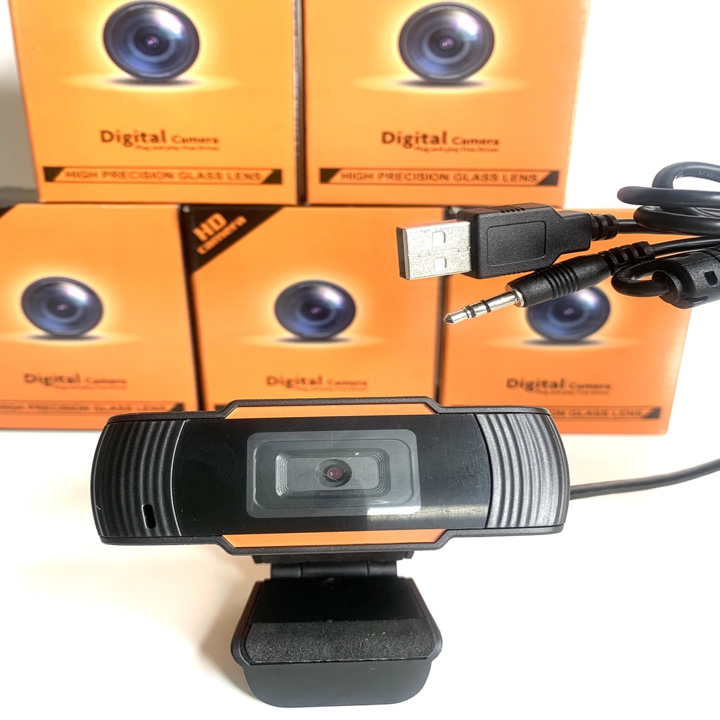 Webcam chân kẹp màn hình PC Camera FULL HD720