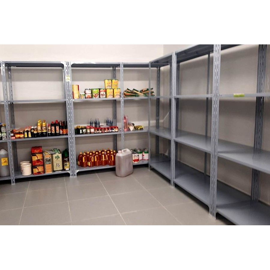 Kệ sắt v lỗ để hàng đa năng 4 tầng mâm, Dài 1m x Rộng 40cm x Cao 2m