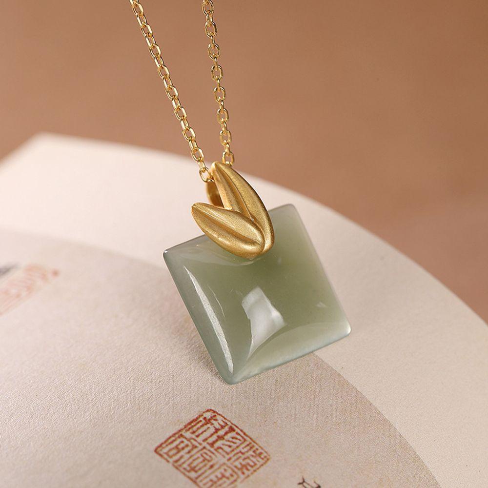 Đá Ngọc Bích Usnownow Dùng Trang Trí|Vòng Cổ Choker Thiết Kế Tinh Tế Thời Trang Cho Nữ