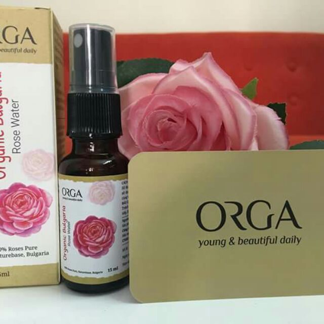 Nước hoa hồng rose water organic bulgaria