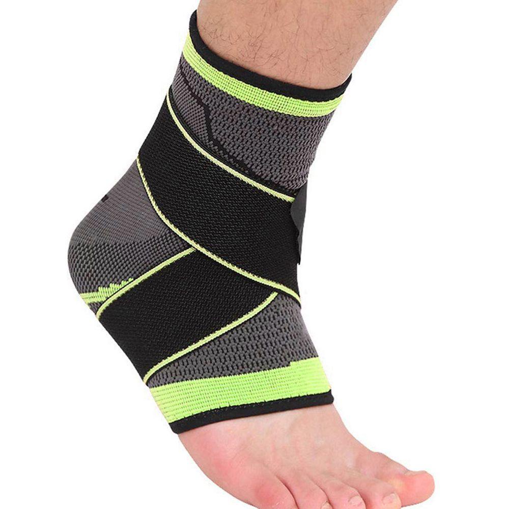 Băng Quấn Bảo Vệ Cổ Chân Bằng Nylon Dệt 3D Co Giãn Hỗ Trợ Chạy Xe Đạp Thể Thao