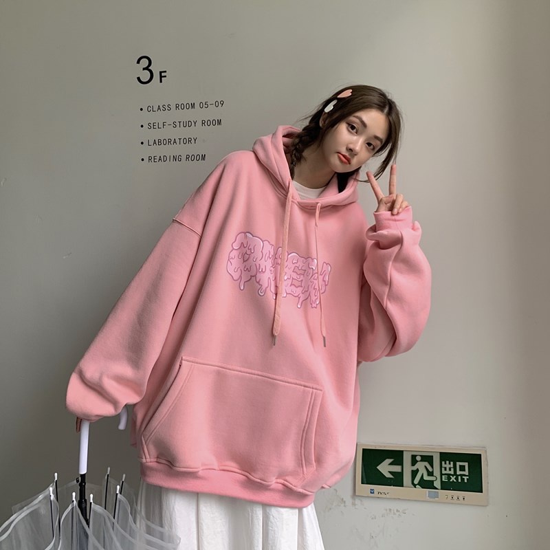 Áo hoodie cotton Dáng Rộng Có Túi In Hình kangaroo Thời Trang Mùa Thu Chất Lượng Cao Dành Cho Nam Nữ
