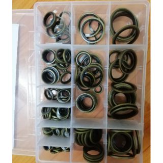 Hộp long đen thép lõi cao su 162 chiếc