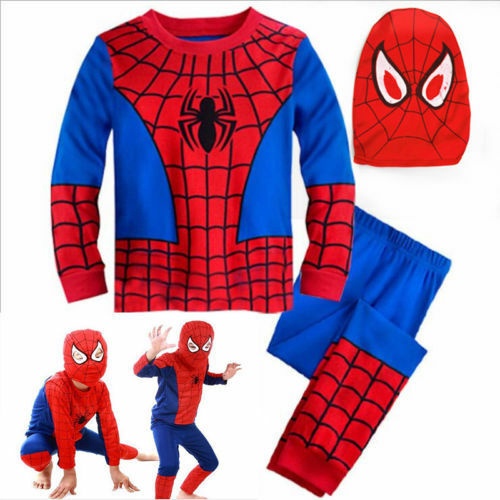 Trang phục người nhện cosplay Halloween cho trẻ em