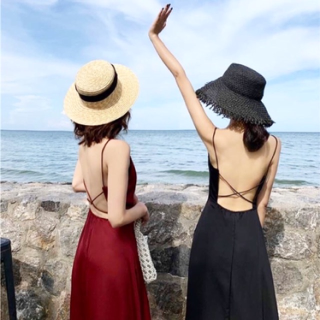 [Có sẵn] Váy hở lưng 2 dây( ảnh thật là 3 ảnh cuối) | BigBuy360 - bigbuy360.vn