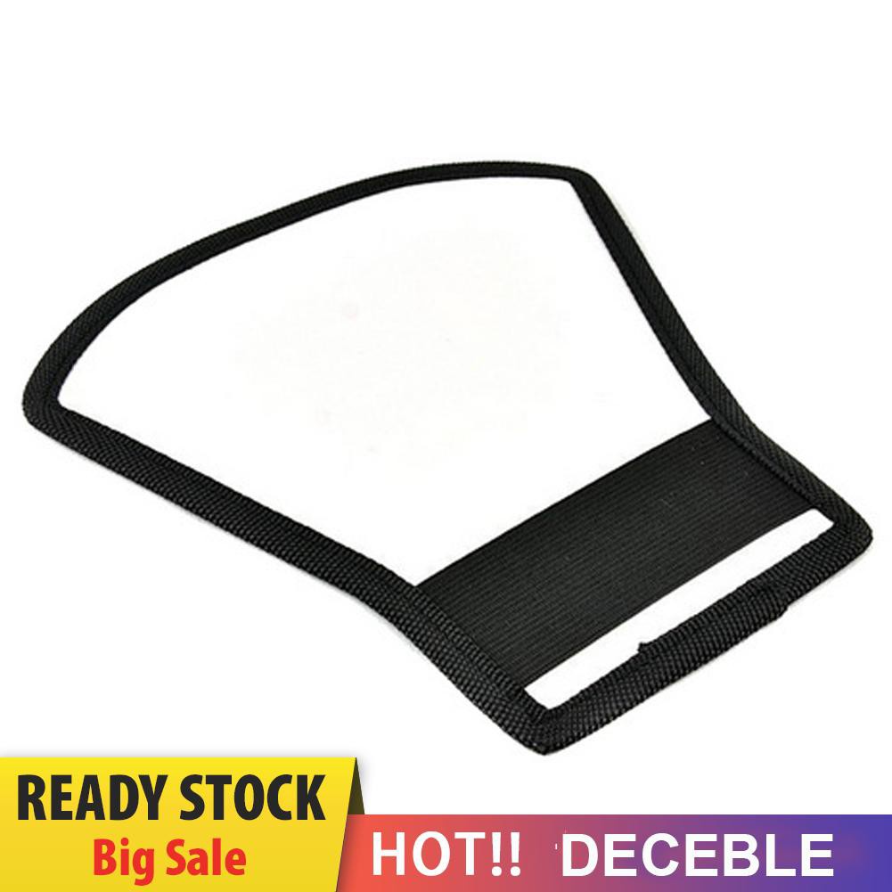 Deceble Camera Flash Diffuser Softbox Silver and White Reflector for Canon