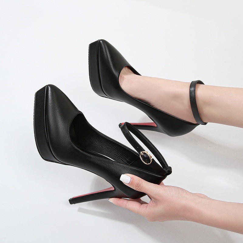 Giày cao gót đế đúp 12cm