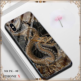 Ốp Iphone X - Ốp lưng kính cường lực Iphone X