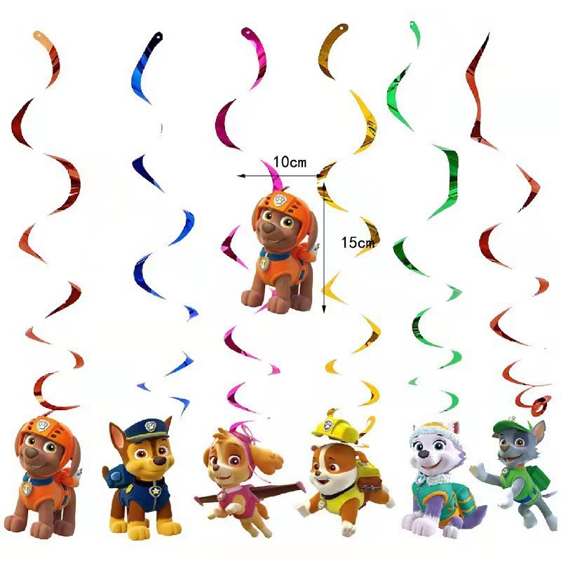 Bong Bóng Trang Trí Tiệc Sinh Nhật Chủ Đề Paw patrol