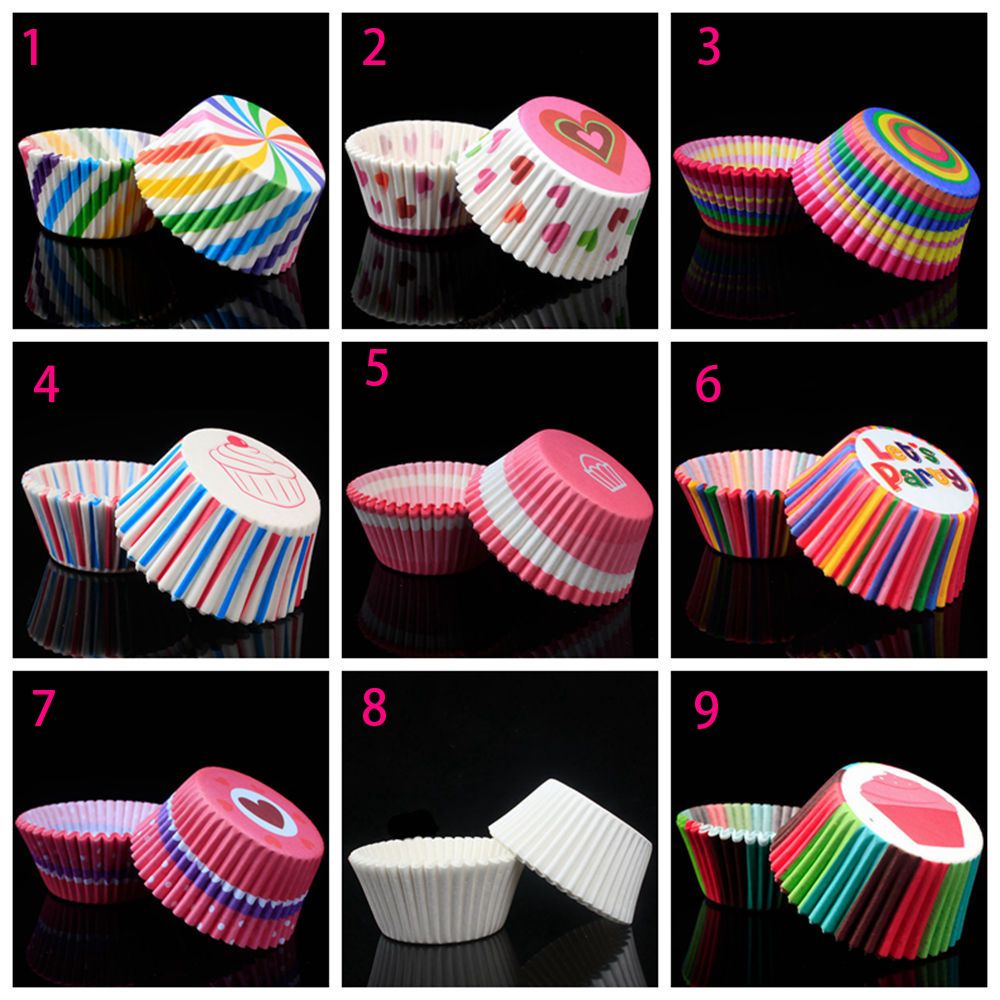 Cốc Giấy Đựng Bánh Cupcake / Muffin Mini Không Mùi Tiện Dụng