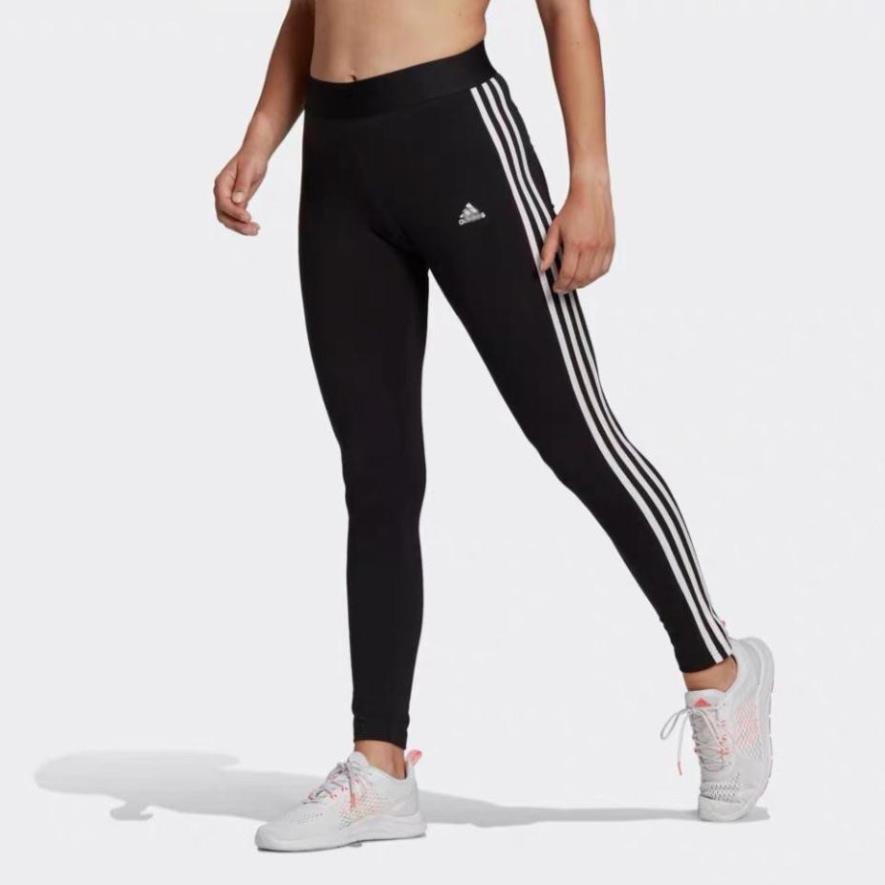 Quần Tập Gym Nữ [Legging] Đen Sọc Hông Truyền Thống [ĐỒ TẬP]