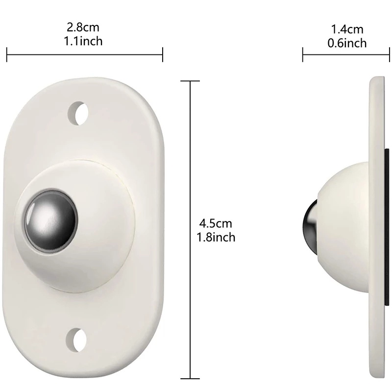 Bánh Xe Xoay 360 Độ Bằng Thép Không Gỉ Chuyên Dụng Cho Hộp Đựng Đồ