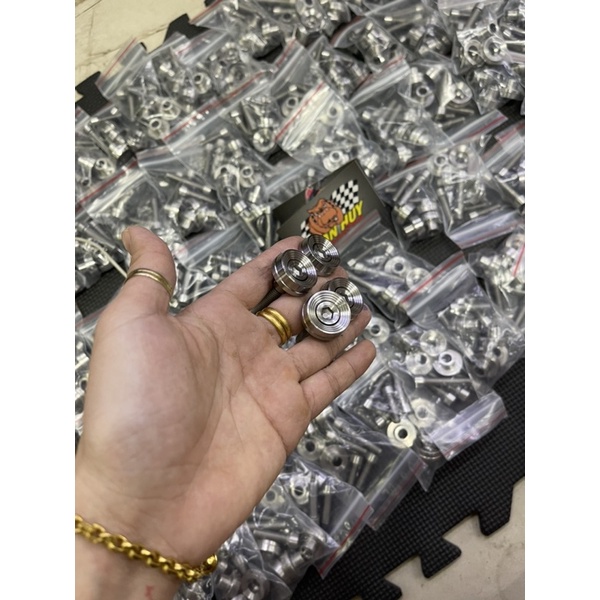 Khâu gắn gác chân salaya inox 304  cho wave dream hoặc chết nhìu vị tri khác