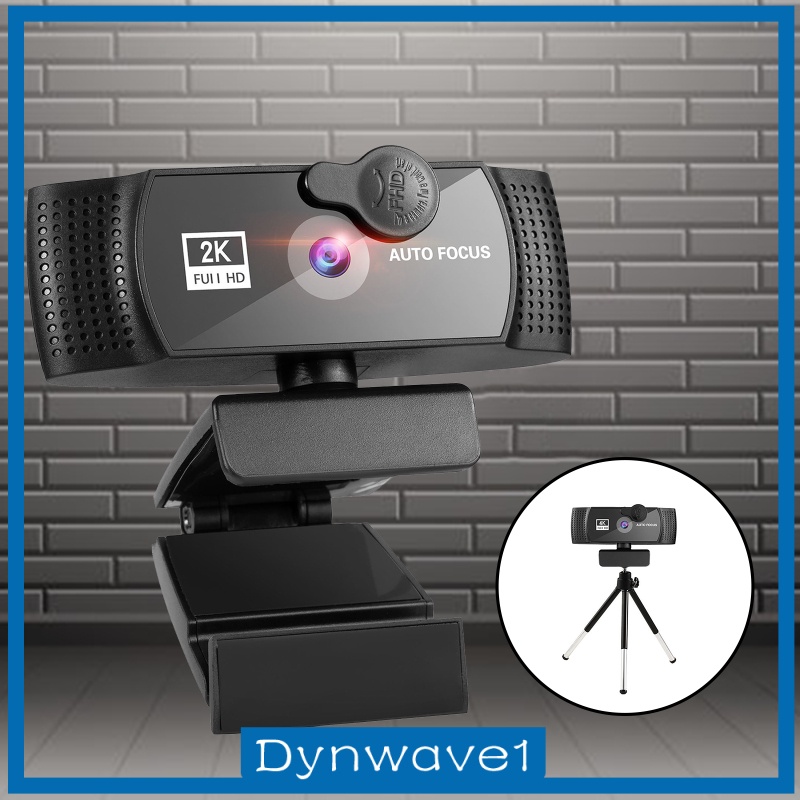 [DYNWAVE1] Webcam 1080p HD w/ Noise-Cancelling Microphone w/ Tripod Plug and Play Streaming Webcam for Gaming Streaming Auto-Focus PC Laptop Desktop