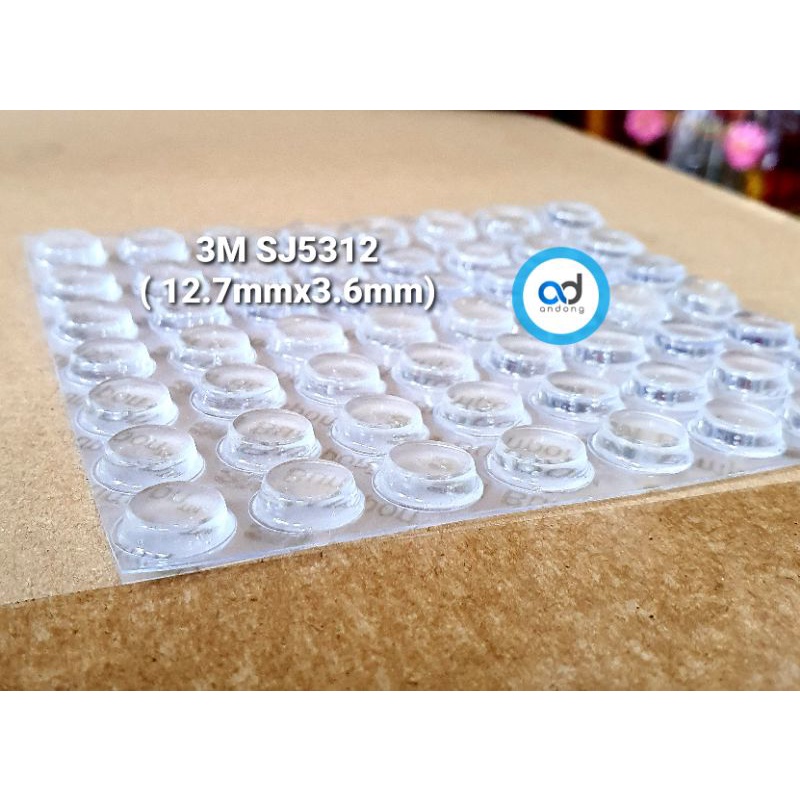 20 Nút đệm cao su 3M SJ5312 (Nút dẹt)