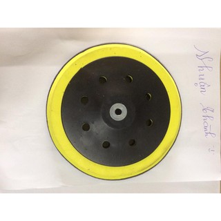 Đế chà nhám máy trà tường phi 180mm, lỗ trục 8mm