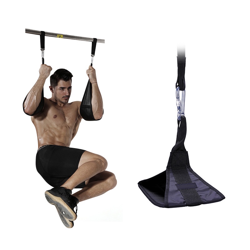Dây treo tập bụng, bộ đôi đai treo tập gym, cơ bụng, hỗ trợ chấn thương cột sống 8sport