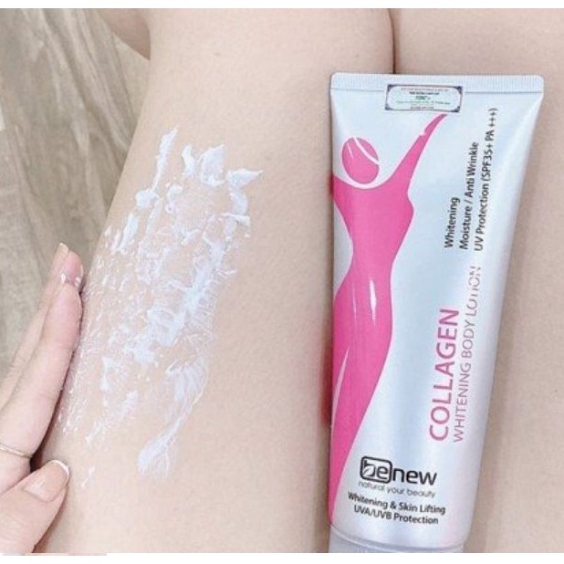 Kem Sữa Dưỡng Thể Trắng Da Toàn Thân BENEW COLLAGEN BODY WHITENING Hàn quốc chính hãng 200ml/Hộp