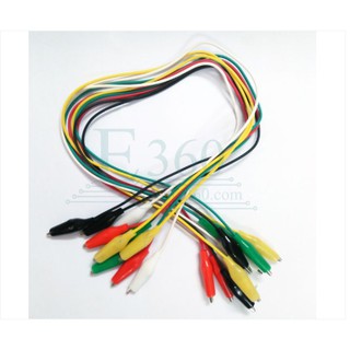 DÂY ĐẦU KẸP CÁ SẤU 5 MÀU, 10 DÂY
