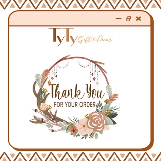 TEM TRÒN THANK YOU chất lượng rõ nét
