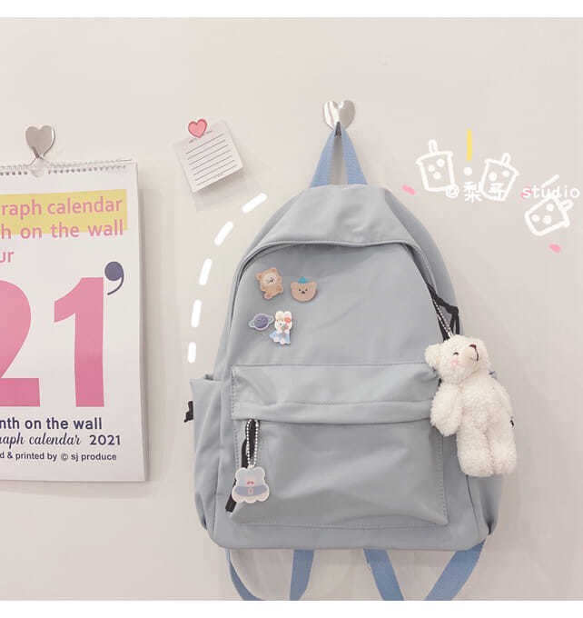 Balo đi học đựng vừa laptop 14 inch phong cách Nhật Bản Hàn Quốc thời trang cho nữ sinh
