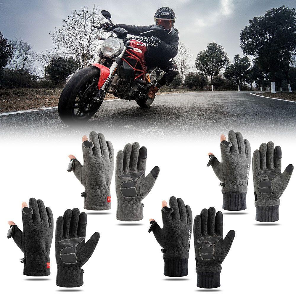 Bộ 2 Găng Tay Lái Xe Chống Trượt Dùng Được Màn Hình Cảm Ứng
