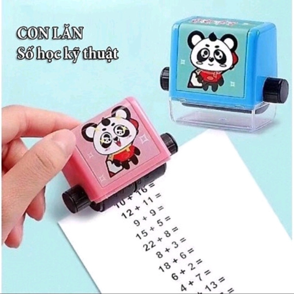 Máy in con lăn tạo phép tính cộng trừ,máy tạo phép tính đơn giản ra bài tập cho bé học toán