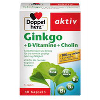 Viên uống B.ổ n.ã.o Ginkgo Doppel herz 40v Hàng Đức