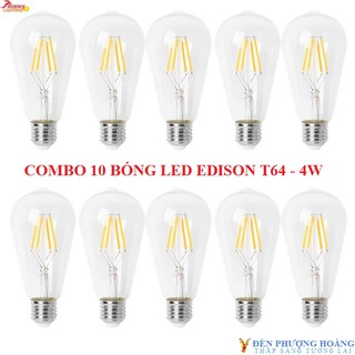 Combo 10 bóng led edison ST64