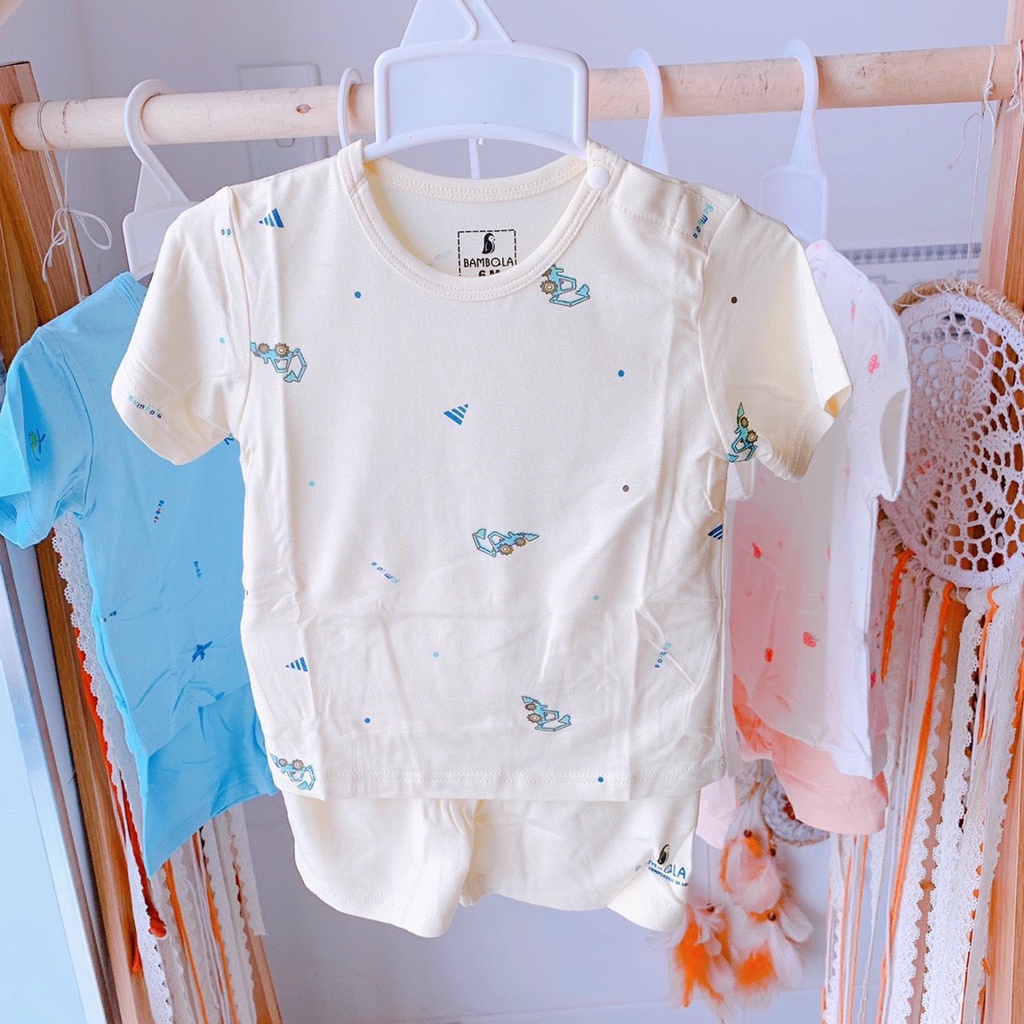 Bambola - bộ cộc tay họa tiết cho bé trai /bé gái