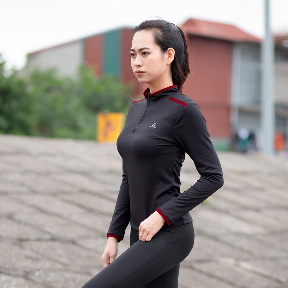 (Deal Giá Sốc) Áo tập Outfit thể thao nữ mùa lạnh cho dân tập gym, đi bộ, đi chơi