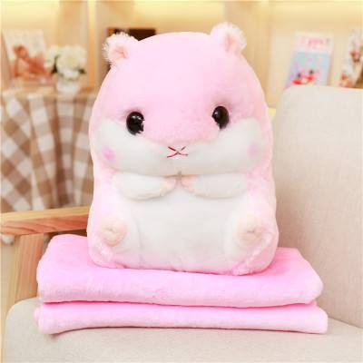 Bộ Chăn Gối Văn Phòng Hình Chuột Hamster