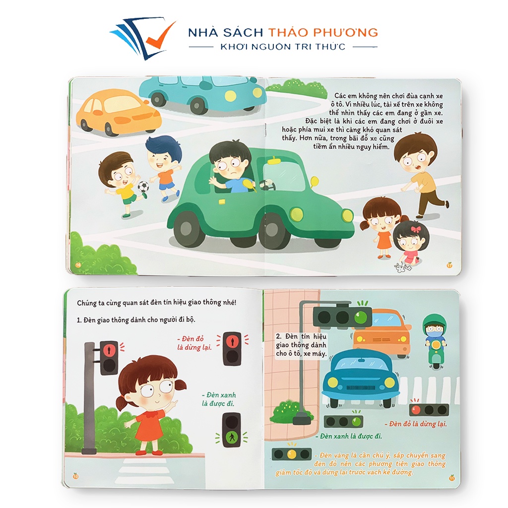 Sách - Cẩm Nang An Toàn Dành Cho Bé Từ 3-12 Tuổi - Quét Mã QR File Nghe (Lẻ cuốn)