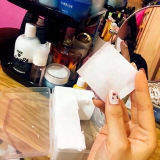 bông tẩy trang miniso 1000 miếng
