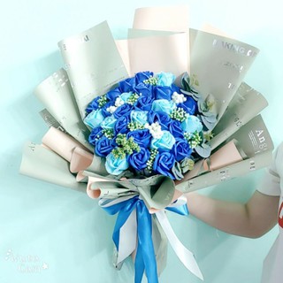 hoa hồng sáp bó 25 bông