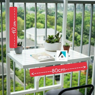 Bàn treo BAN CÔNG (xếp được)- HOME VIỆT dài 80cm