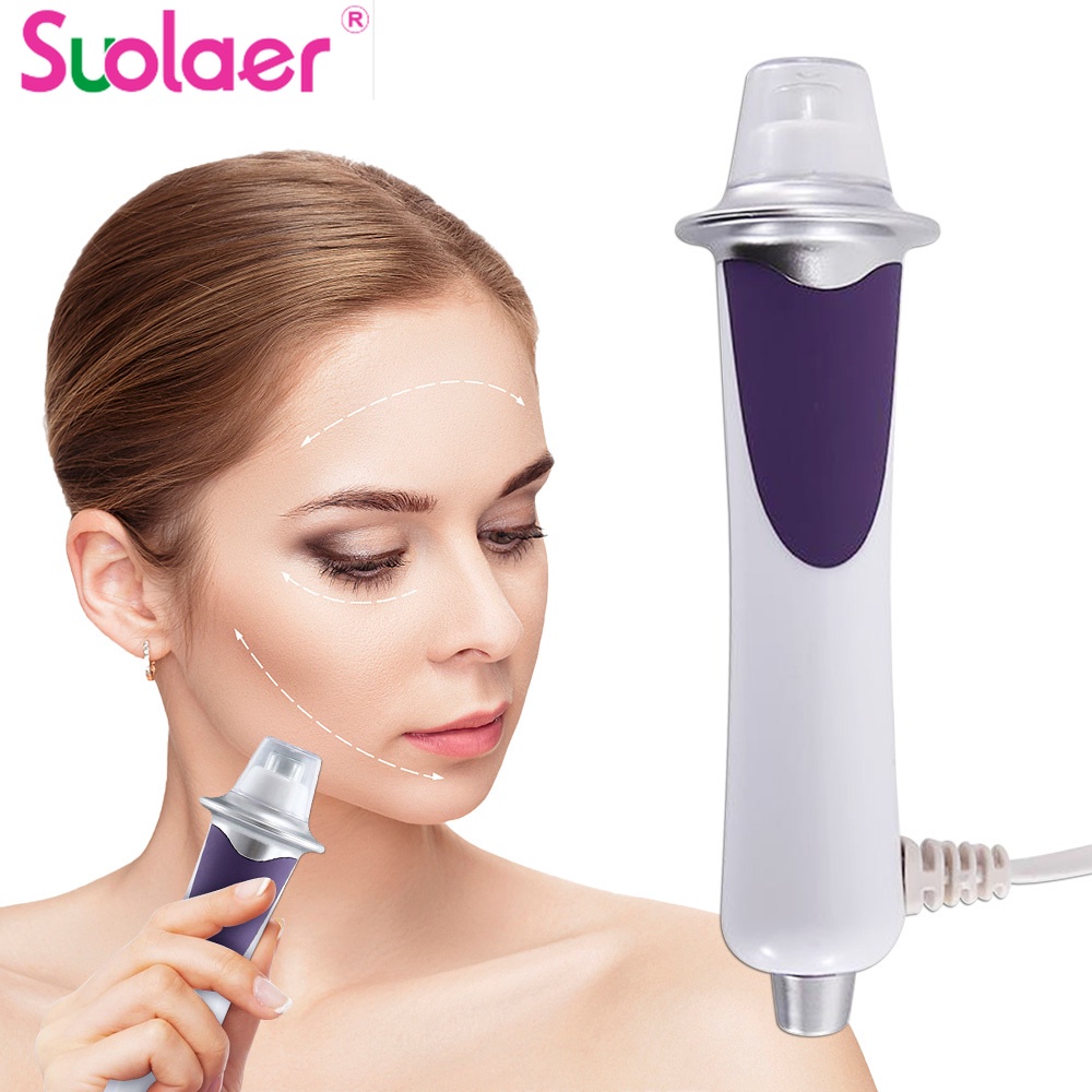 Máy nâng cơ mặt Rf EMS SUOLAER cho da mặt săn chắc chống nếp nhăn bằng tần số cao tích hợp đèn led photon